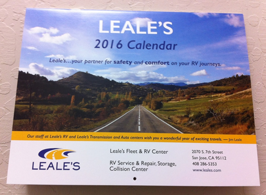 Calendar | San Jose, CA and the Bay Area, CA | Leale's